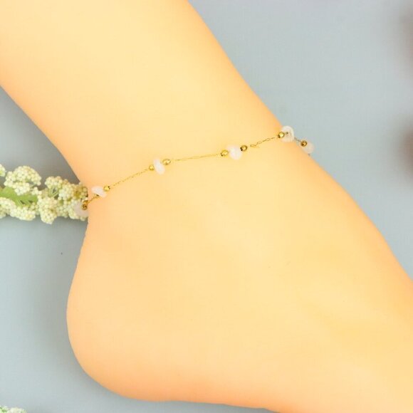 "Handmade Anklet – A Stylish Choice for Women, Thoughtful Gift Idea, EVCH1112 - Picture 3 of 11